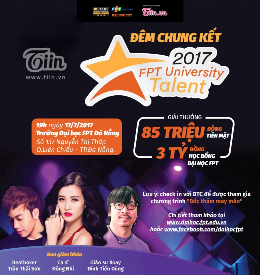 12 tài năng toàn quốc tranh tài tại đêm chung kết ‘FPT University Talent 2017’