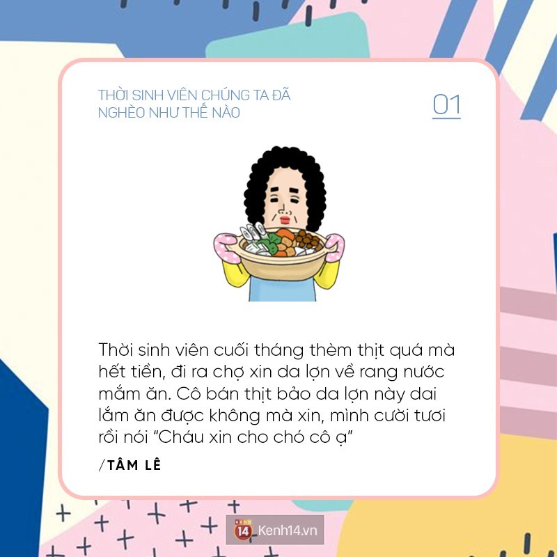 Thời sinh viên chúng ta đã từng nghèo như thế!