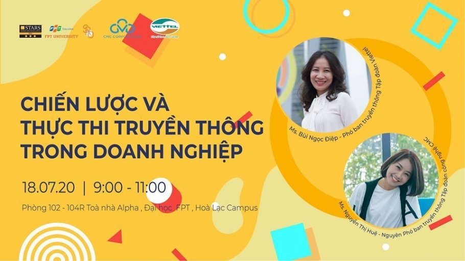 Sinh viên truyền thông Đại học FPT có hẹn cùng chuyên gia tại workshop “xịn xò”