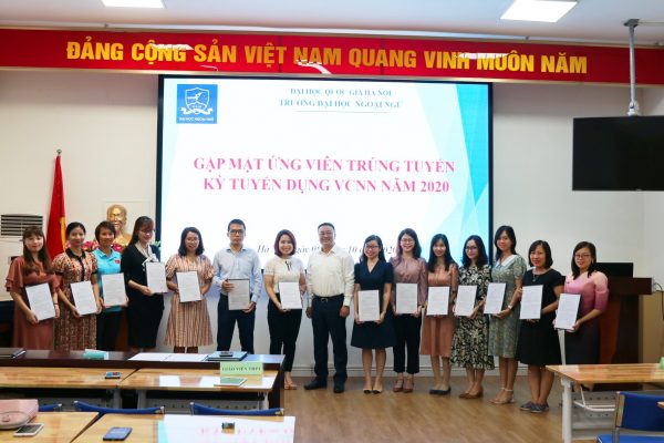 Gặp mặt các ứng viên trúng tuyển ngạch viên chức năm 2020