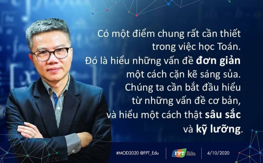 GS. Ngô Bảo Châu chia sẻ “bí kíp” dạy và học Toán thú vị