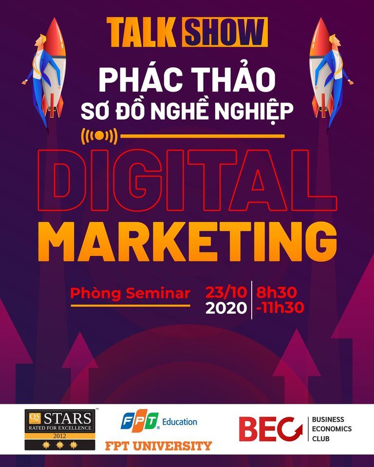 Hội thảo “Phác thảo – sơ đồ nghề nghiệp ngành digital marketing”
