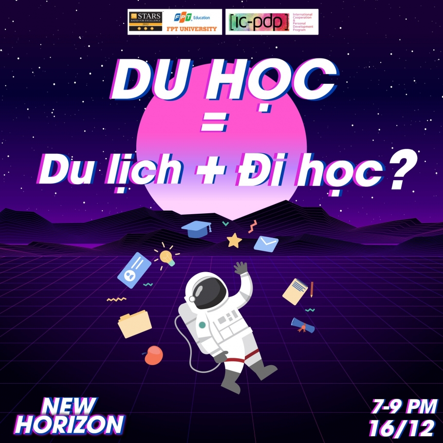 Talkshow “cực mạnh” cuối năm sẽ đưa các bạn sinh viên ĐH FPT đến “New Horizon”