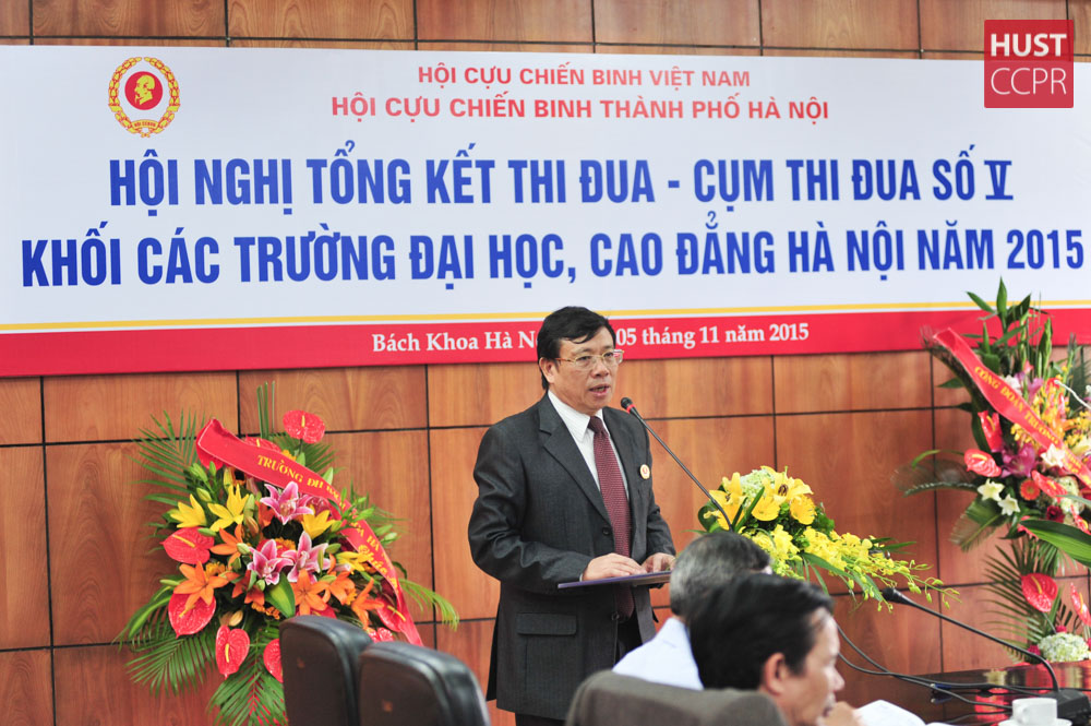 Hội Cựu chiến binh Cụm thi đua số 5 các trường đại học, cao đẳng tổng kết công tác thi đua năm 2015