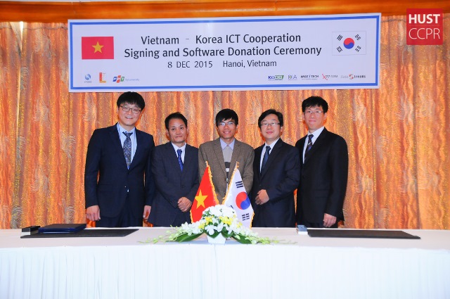 ĐHBK Hà Nội và DIA Hàn Quốc ký kết hợp tác tài trợ thiết bị phần mềm 
