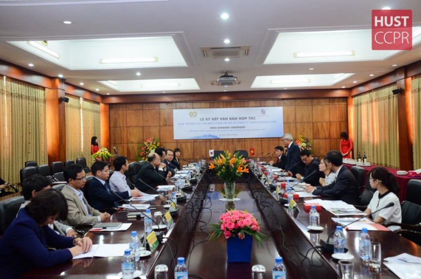 Thúc đẩy hợp tác đào tạo và nghiên cứu chung trong lĩnh vực quang học và quang điện tử giữa Trường ĐHBK Hà Nội và Công ty Haesung Vina