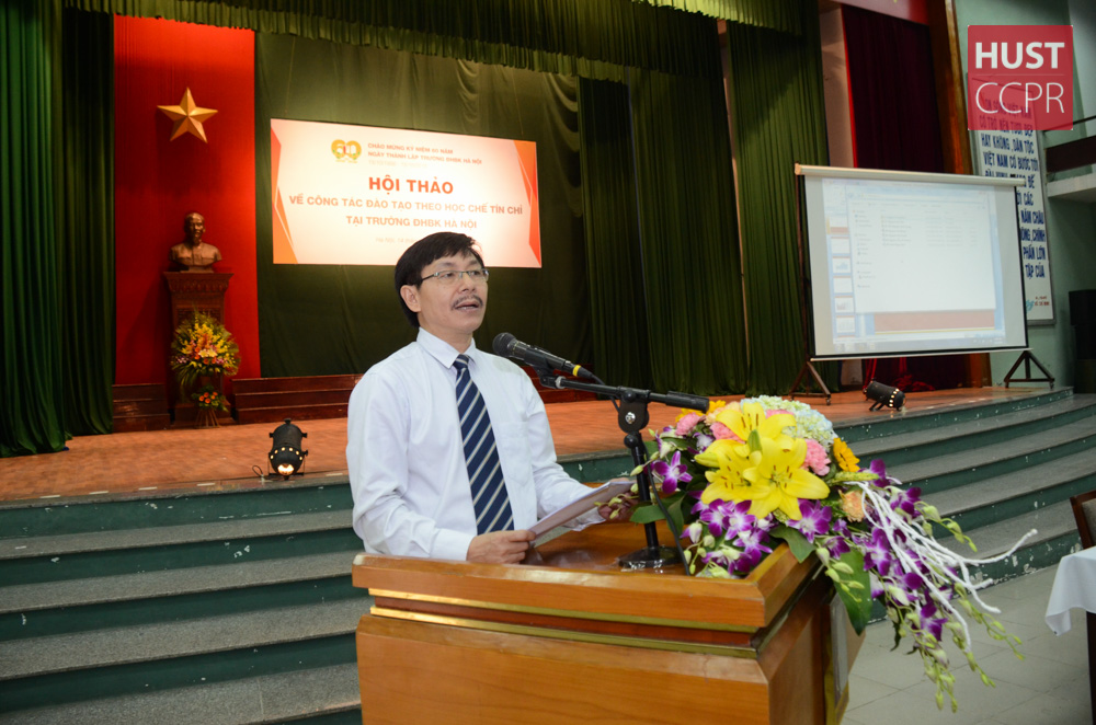 Hội thảo về công tác đào tạo theo học chế tín chỉ tại Trường ĐHBK Hà Nội
