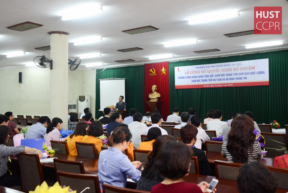 Lễ công bố Quyết định bổ nhiệm Trưởng các đơn vị