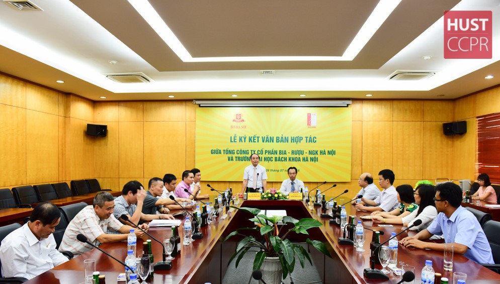 Trường ĐHBK Hà Nội ký kết hợp tác với Tổng Công ty CP Bia – Rượu – Nước giải khát Hà Nội