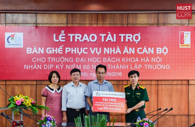 Lễ trao tặng tài trợ của Công ty Z121 và khai trương nhà ăn phục vụ cán bộ