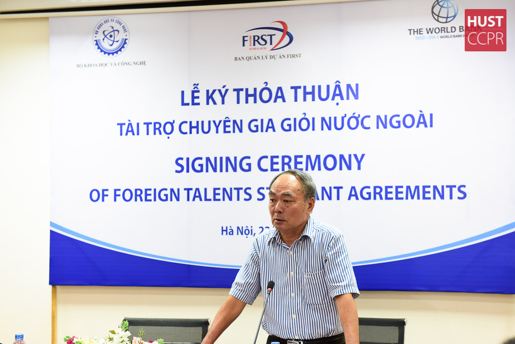 Lễ ký thỏa thuận tài trợ chuyên gia giỏi nước ngoài về khoa học, công nghệ và đổi mới sáng tạo