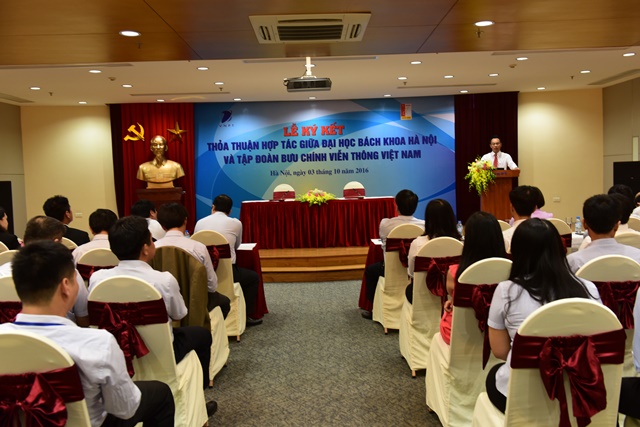 Trường ĐHBK Hà Nội ký kết thỏa thuận hợp tác với Tập đoàn Bưu chính Viễn thông Việt Nam (VNPT)