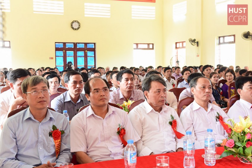 Trường ĐHBK Hà Nội chúc mừng xã Xuân Cẩm đạt chuẩn nông thôn mới