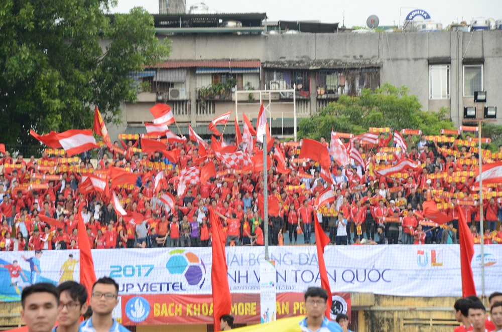 Vòng Chung kết Giải bóng đá sinh viên toàn quốc - Cup Viettel 2017 chính thức khởi tranh