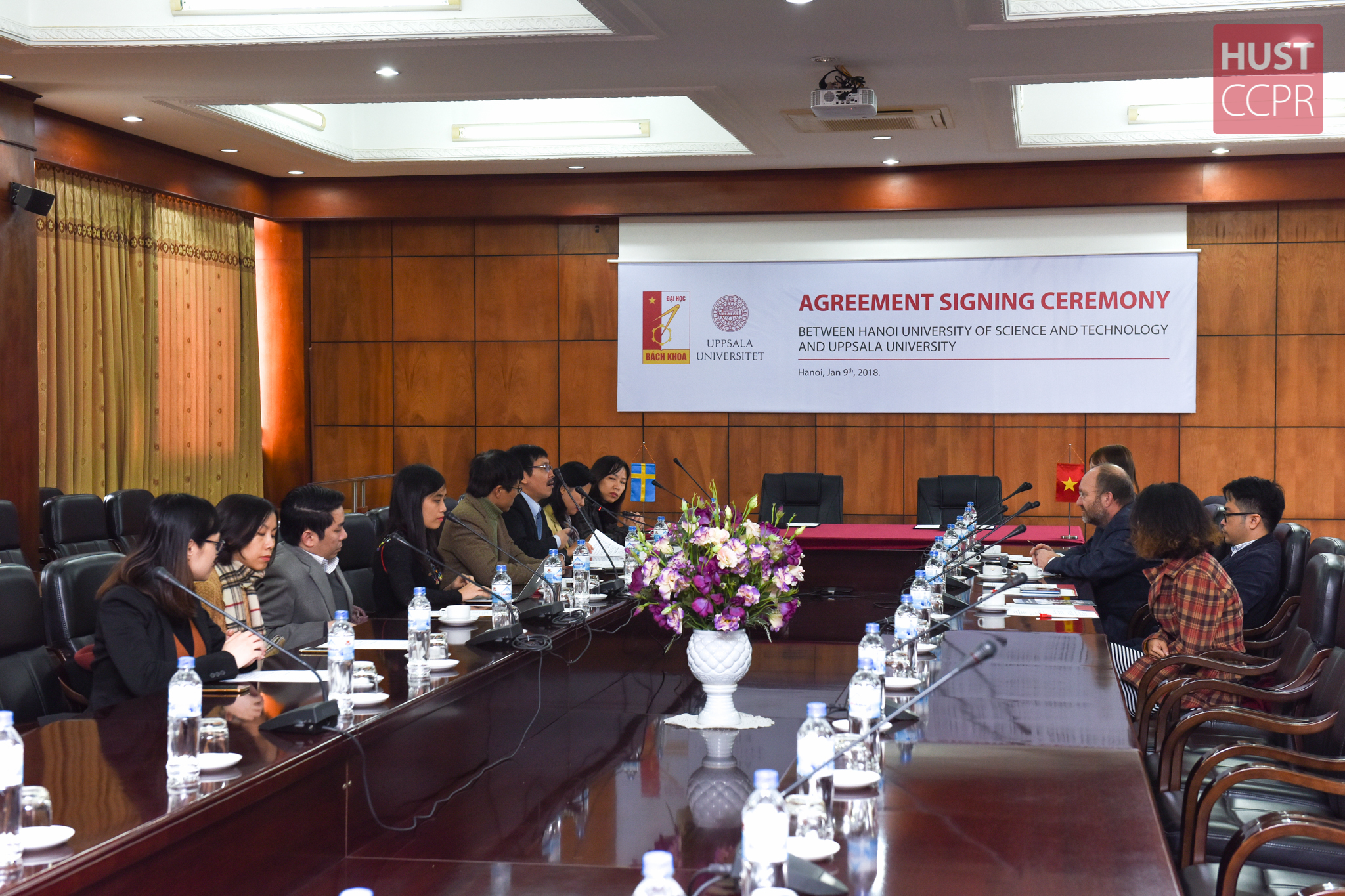 Hợp tác đào tạo 3+1 chương trình Global ICT giữa Trường ĐHBK Hà Nội và ĐH Uppsala, Thụy Điển