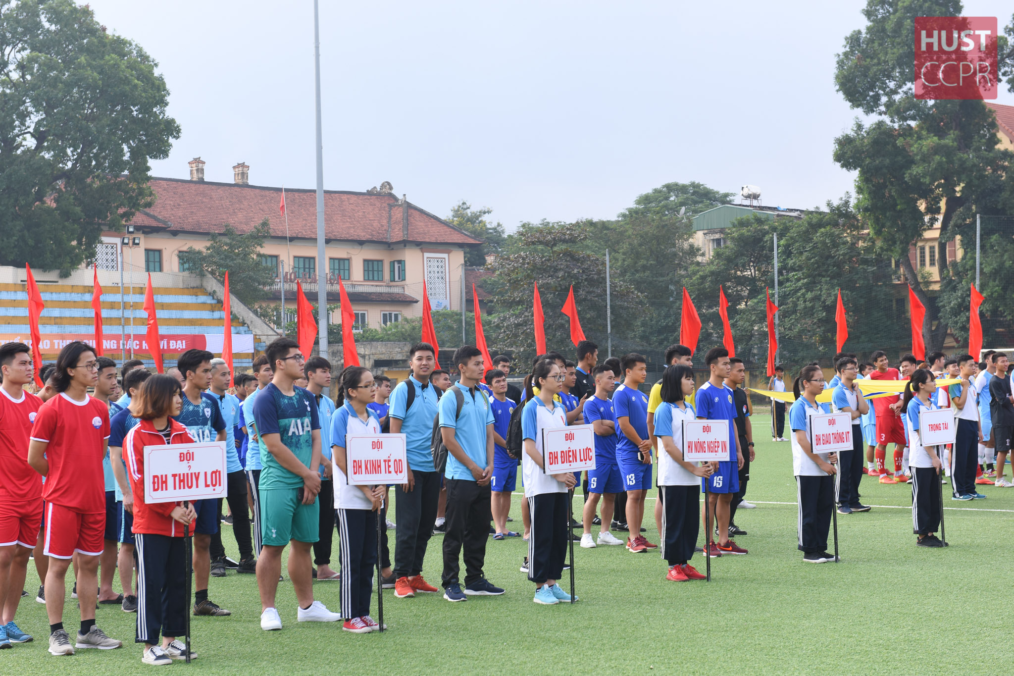 Chính thức khởi tranh giải bóng đá sinh viên Hà Nội năm 2018