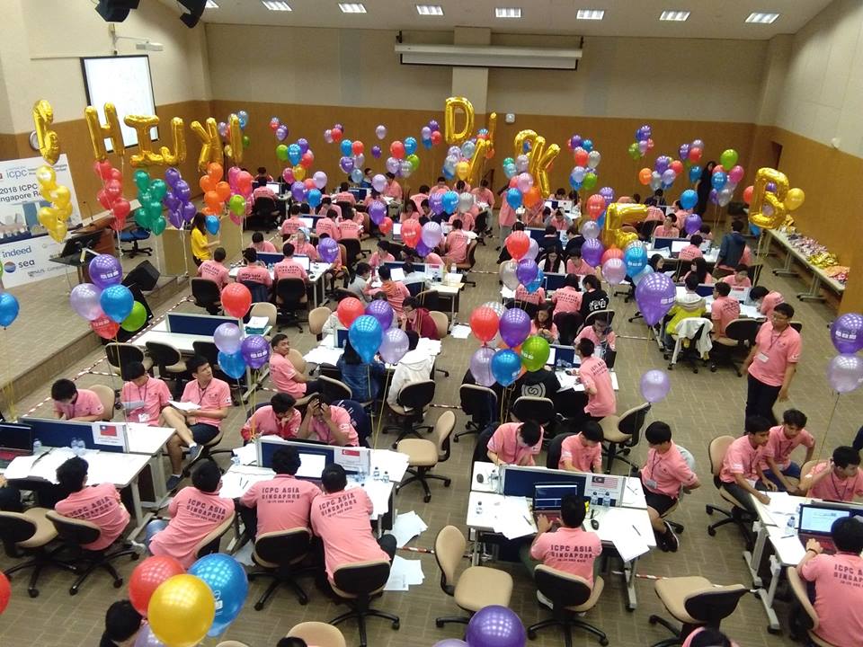 ĐHBK Hà Nội giành cú đúp tại vòng loại Châu Á 2018 ICPC Asia Singapore