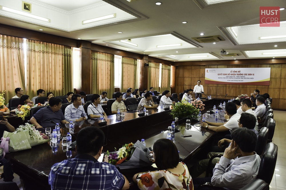 Lễ công bố Quyết định bổ nhiệm Trưởng hai đơn vị