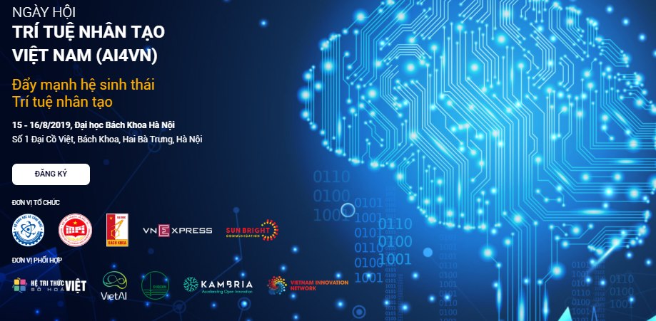 ĐHBK Hà Nội đồng hành cùng Ngày hội trí tuệ nhân tạo Việt Nam 2019