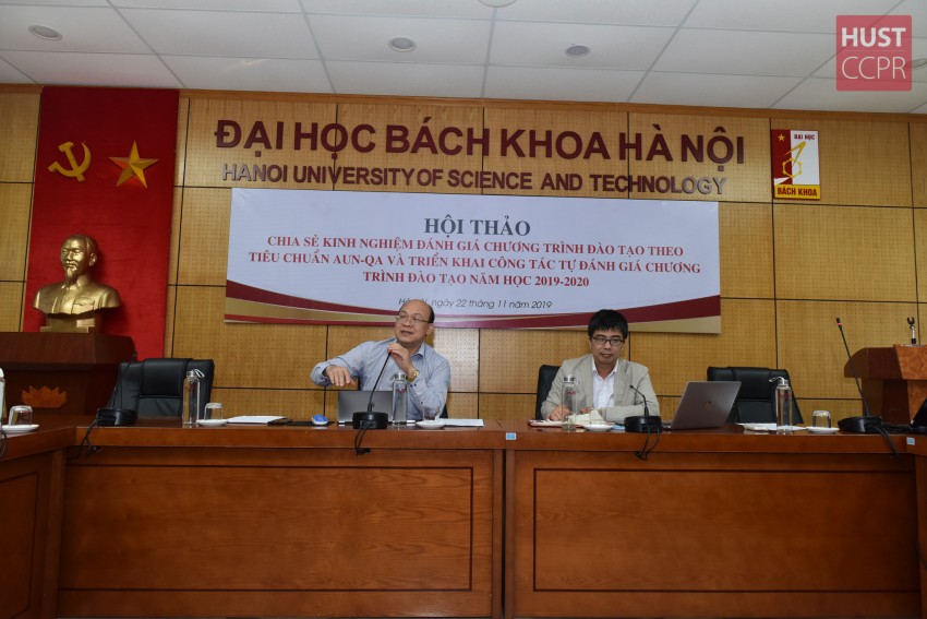 Hội thảo chia sẻ kinh nghiệm đánh giá CTĐT theo tiêu chuẩn AUN-QA và triển khai công tác tự đánh giá CTĐT năm học 2019-2020