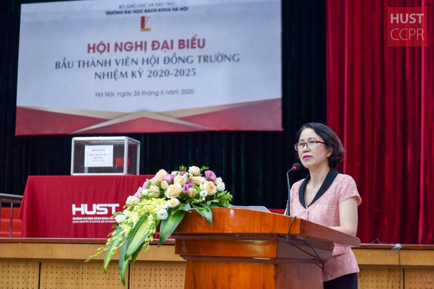 Hội nghị đại biểu bầu thành viên Hội đồng trường ĐH Bách khoa Hà Nội nhiệm kỳ 2020-2025