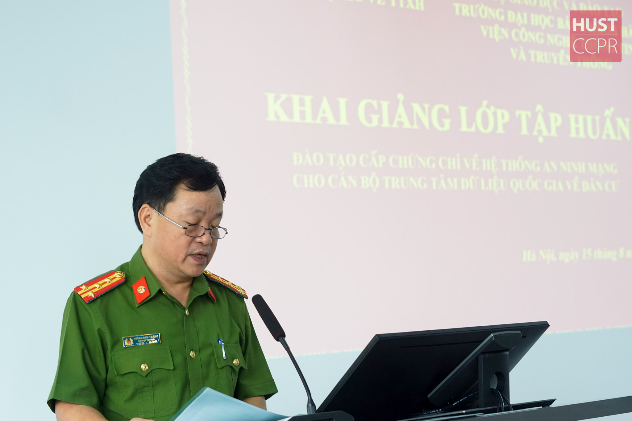 Khai giảng Tập huấn An ninh mạng cho cán bộ Trung tâm dữ liệu Quốc gia về dân cư