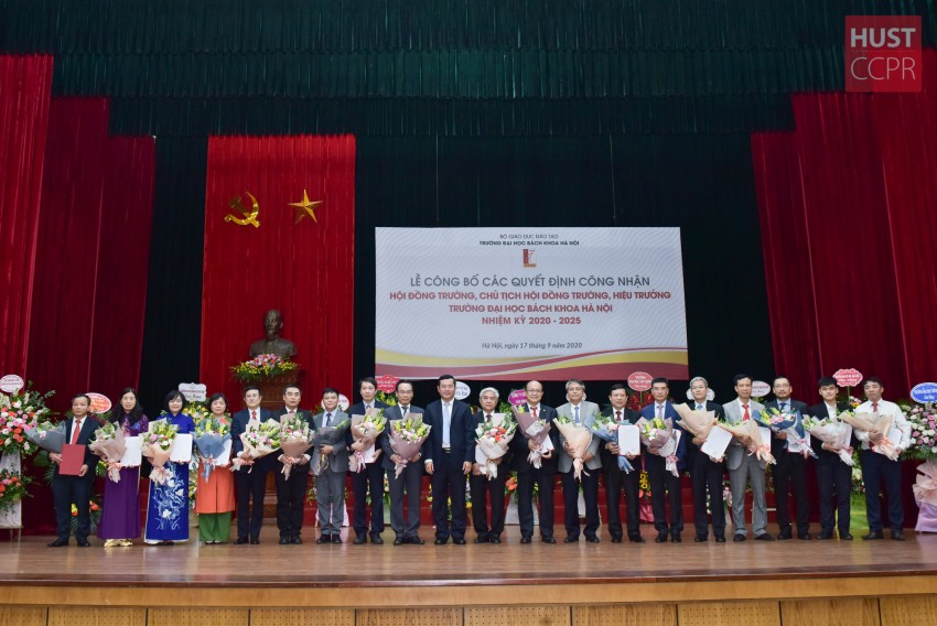 Bách khoa Hà Nội có Chủ tịch Hội đồng trường và Hiệu trưởng mới