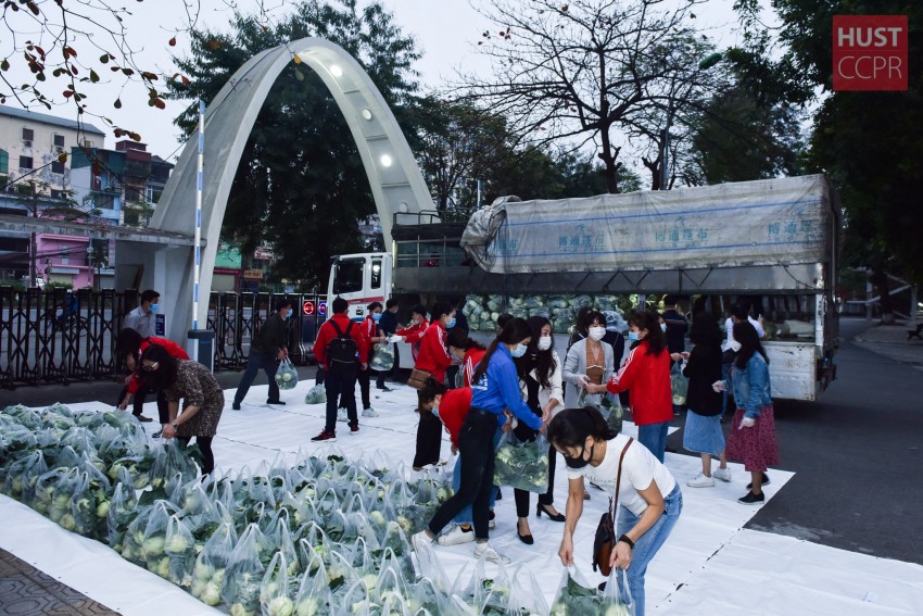 Đại học Bách khoa Hà Nội chung tay giải cứu nông sản cho nông dân Hải Dương