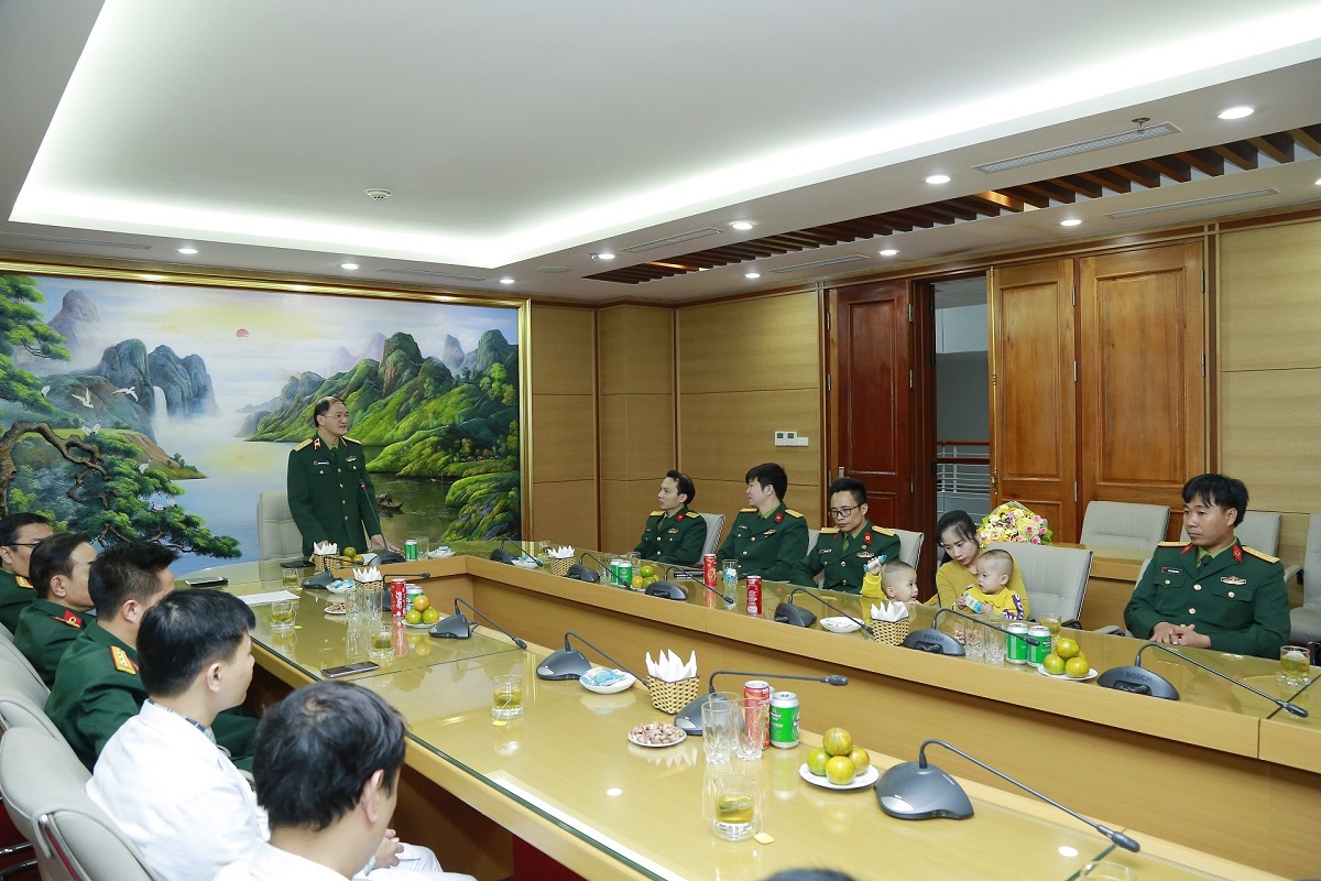 Gặp mặt và giao nhiệm vụ cho đoàn công tác luân phiên đợt 1/2019 tại Bệnh xá đảo Song Tử Tây