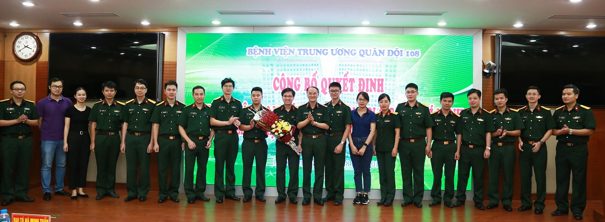 Bệnh viện TWQĐ 108 công bố quyết định thành lập Ban Cán sự Đoàn TNCS Hồ Chí Minh