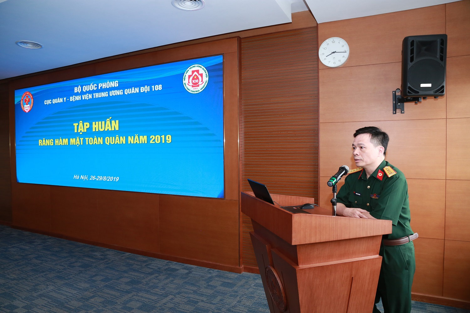 Khai mạc lớp tập huấn Răng Hàm Mặt toàn quân năm 2019