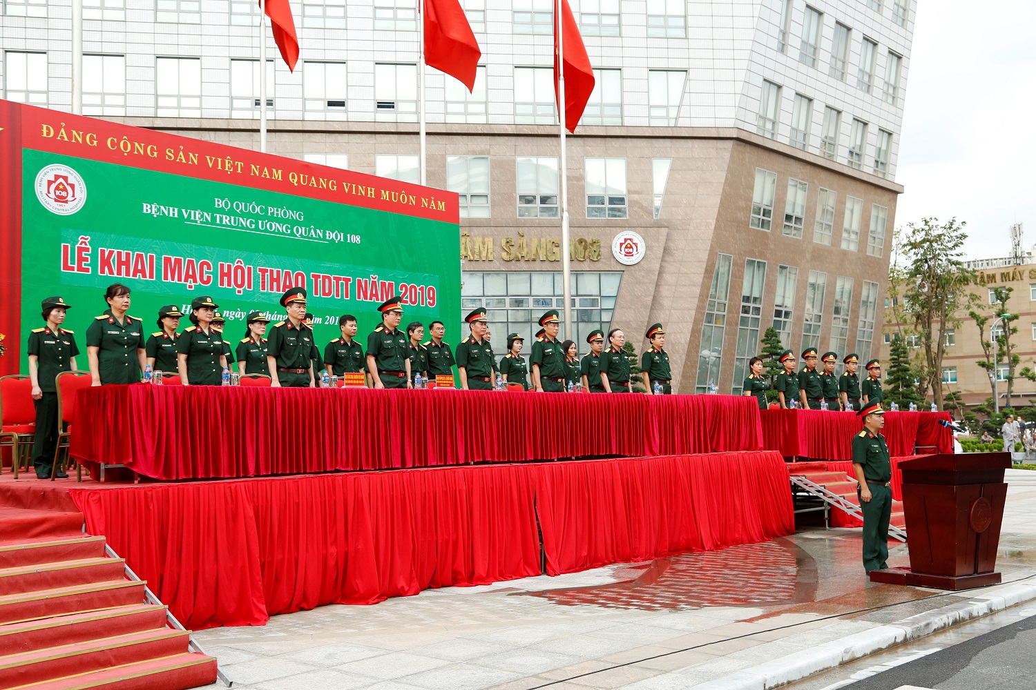 Bệnh viện TWQĐ 108 khai mạc Hội thao thể dục thể thao năm 2019