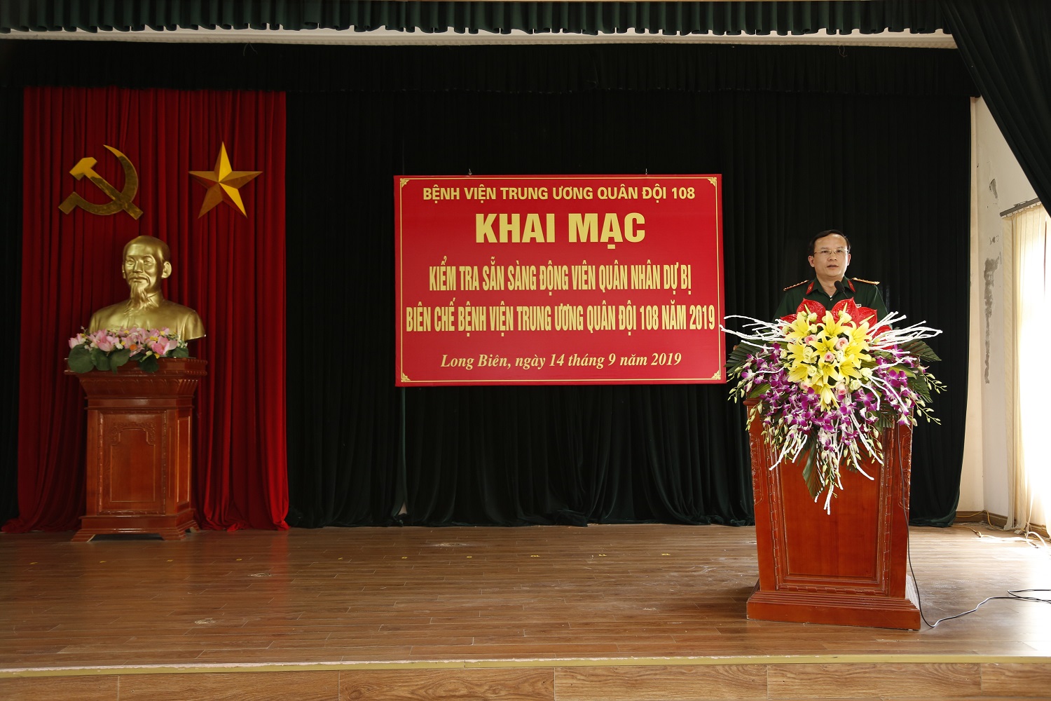 Kiểm tra sẵn sàng động viên quân nhân dự bị biên chế Bệnh viện Trung ương Quân đội 108