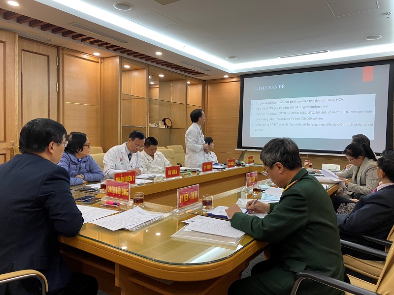 Thông qua thuyết minh nghiên cứu ứng dụng và phát triển kỹ thuật ghép tế bào gốc tự thân trong điều trị xơ gan rượu mất bù