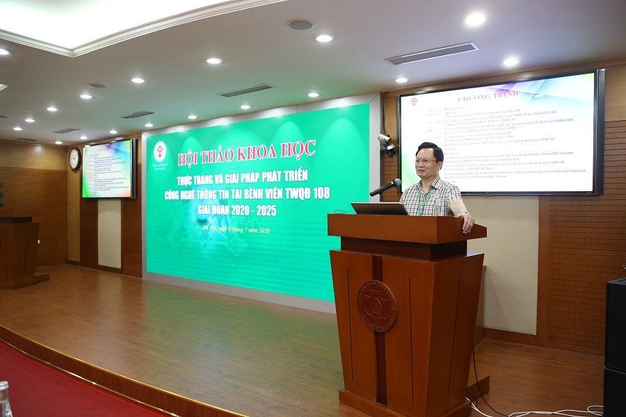 Hội thảo khoa học Thực trạng và giải pháp phát triển công nghệ thông tin tại Bệnh viện TWQĐ 108 giai đoạn 2020-2025