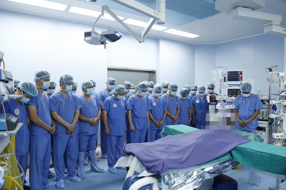 Bệnh viện TWQĐ 108 thực hiện thành công lần thứ 4 ca lấy, ghép đa mô, tạng từ người cho chết não