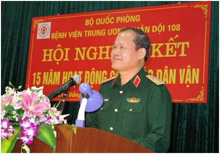 Bệnh viện Trung ương Quân đội 108 sơ kết 15 năm công tác dân vận