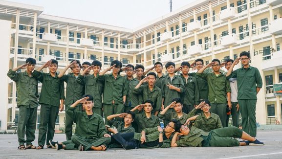 Những ấn tượng “để đời” trong tháng Rèn luyện tập trung của K14