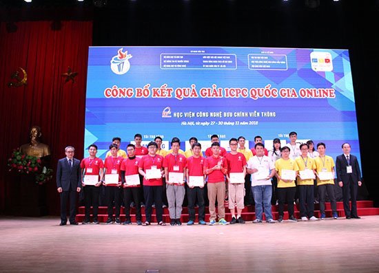 Tuyển Đại học FPT đạt giải cao vòng quốc gia online kỳ thi lập trình ICPC 2018