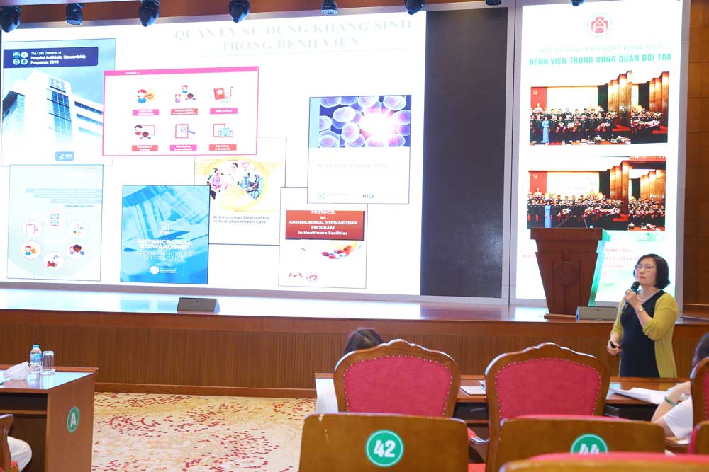 Sinh hoạt khoa học: Thực trạng kháng sinh tại Bệnh viện TWQĐ 108 và một số giải pháp của Ban Quản lý sử dụng kháng sinh
