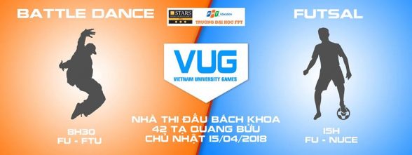SV ĐH FPT “hò” nhau quẩy tung sân đấu VUG 2018