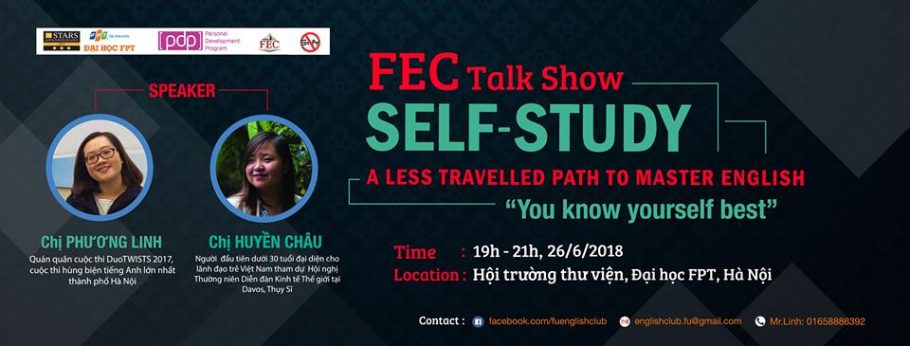 Tham gia Talkshow để dắt túi bí quyết tự học tiếng Anh tốt