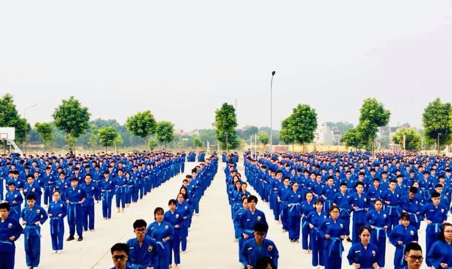 Hơn 2.000 môn sinh K14 sẵn sàng xác lập kỷ lục Vovinam