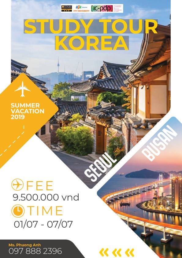 Sinh viên Đại học FPT háo hức với “Study tour in Korean 2019”