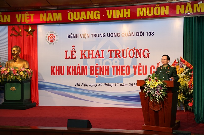 Bệnh viện Trung ương Quân đội 108 khai trương Khu khám bệnh theo yêu cầu
