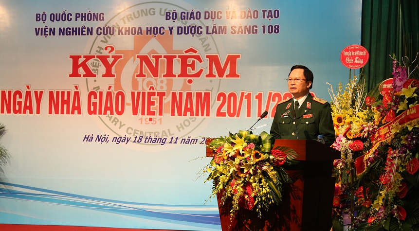 Viện Nghiên cứu Khoa học Y Dược lâm sàng 108 - Bệnh viện TƯQĐ 108 kỷ niệm Ngày Nhà giáo Việt Nam 20-11