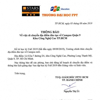 Sinh viên trường F háo hức với mốc thời gian “chuyển nhà” về quận Nine