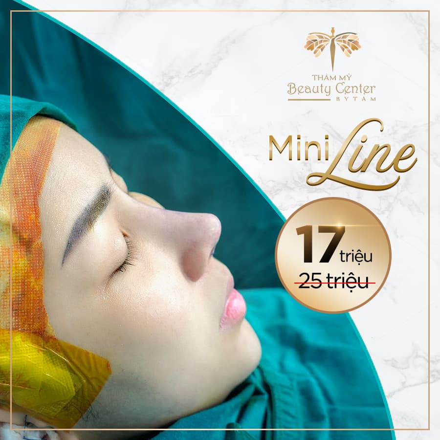Nâng mũi Mini Line nét đẹp thanh tú – hoàn hảo mọi góc nhìn