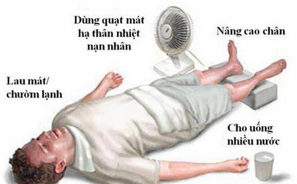 Sốc nhiệt do nắng nóng Coi chừng đột tử