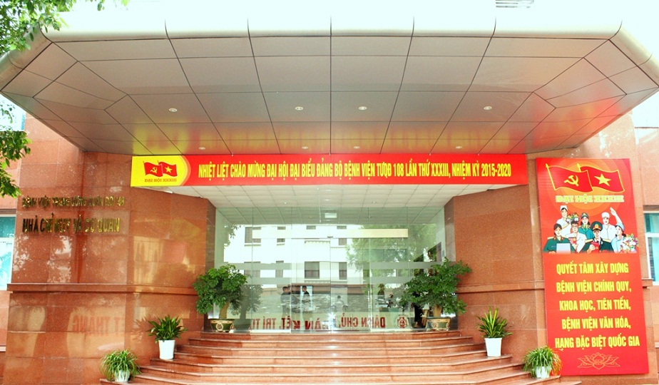 Chào mừng Đại hội Đảng bộ Bệnh viện TƯQĐ 108 lần thứ 33 nhiệm kỳ 2015 - 2020